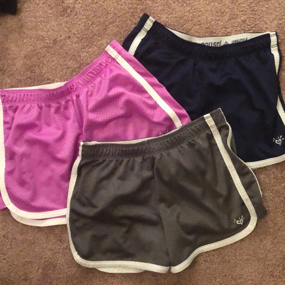 Justice Mesh Shorts size 14